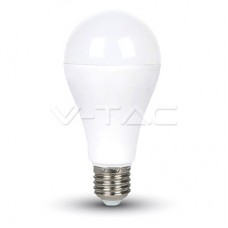 LED Крушка - 15W A65 Е27 200'D Пластик 4500K