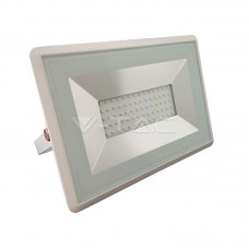 50W LED Прожектор Е-Series Бяло Тяло 6500K