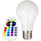 LED Крушка - 6W E27 A60 RGB С Дистанционно 6400K